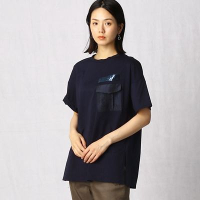 ポケット付き　Ｔシャツ（０８２０ＥＹ３７）