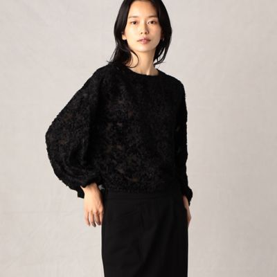 ＜ARTISAN (Women)＞ファニーカットジャカード　プルオーバー（０８２１ＢＥ０２）