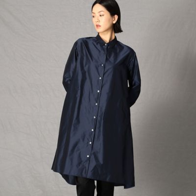 ライトタフタ　ロングシャツ（０８２１ＨＷ０４）