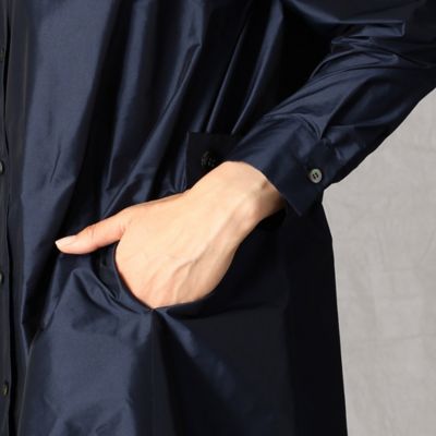 ライトタフタ　ロングシャツ（０８２１ＨＷ０４）