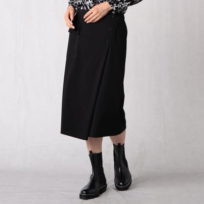 ＜ARTISAN (Women)＞巻きスカート風　ストレッチポンチペンシルスカート（０８２２ＦＡ０２）