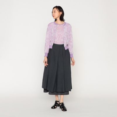 極美品 BALENCIAGA レイヤード タック 膝丈 フレアスカート KOEISTORE スカート 膝丈 フレアスカート レディース ロング 春