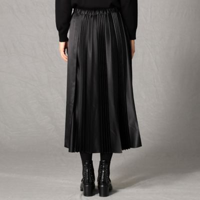アシンメトリープリーツ スカート（0822FW03） | ARTISAN