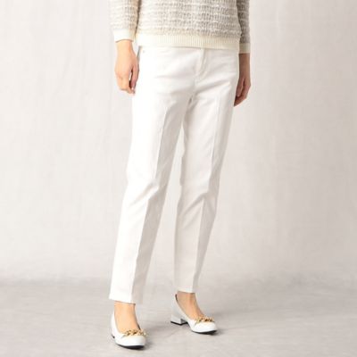 ＜ARTISAN (Women)＞ストレッチツイル　ストレートパンツ（０８２２ＰＣ０１）