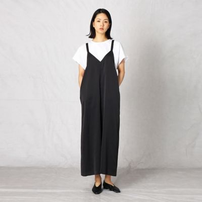 ＜ARTISAN (Women)＞ビンテージサテン　オールインワン（０８２２ＰＹ０４）