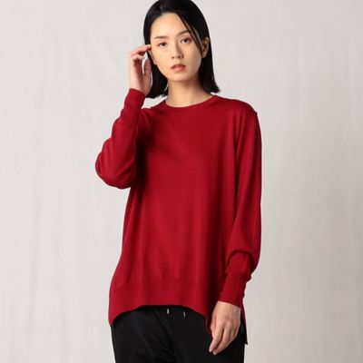＜ARTISAN (Women)＞クルーネック　ニットプルオーバー（０８２３ＩＡ０３）