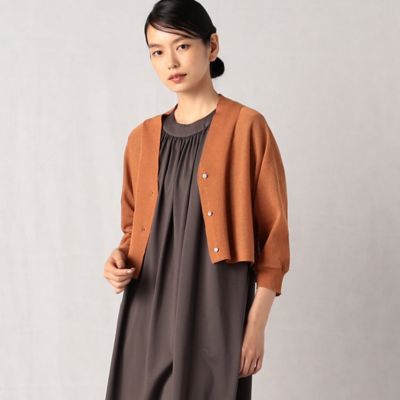 ＜ARTISAN (Women)＞シアー　ニットカーディガン（０８２３ＩＣ２０）