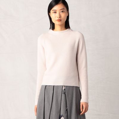 ＜ARTISAN (Women)＞ベビーアルパカ　ボトルネックプルオーバー（０８２３ＩＥ０８）