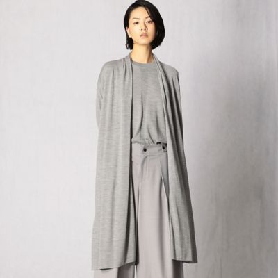 ＜ARTISAN (Women)＞ロング　ニットカーディガン（０８２３ＩＷ０７）