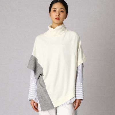 ＜ARTISAN (Women)＞ポンチョニットプルオーバー（０８２３ＩＷ２６）