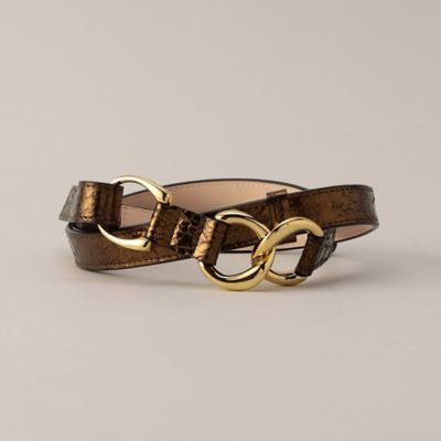＜ARTISAN (Women)＞メタリックパーツベルト（０８３０ＹＡ０２）