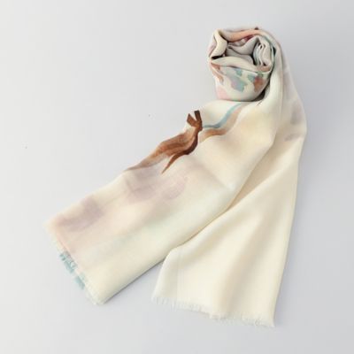 ＜ARTISAN (Women)＞風景画ストール（０８３３ＮＡ０１）