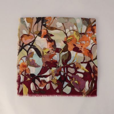 ＜ARTISAN (Women)＞リーフ柄　ストール（０８３３ＮＥ０２）