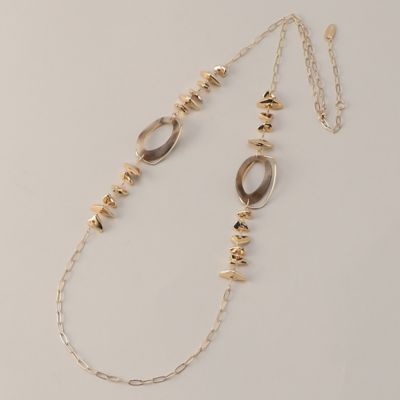 ＜ARTISAN (Women)＞さざれ石　ロングネックレス（０８３６ＡＡ０１）