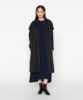 ＋サイズ 〕 ノーカラー ロングジレ（0867VI01） | ARTISAN