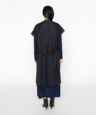 ＋サイズ 〕 ノーカラー ロングジレ（0867VI01） | ARTISAN