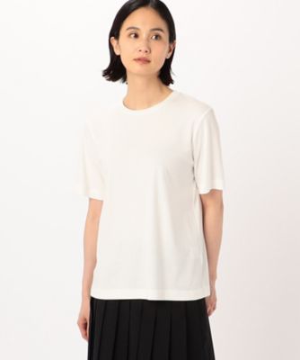 ＜ARTISAN (Women)＞〔　＋サイズ　〕　スビンゴールドスムース　ラウンドネックＴシャツ（０８８０ＥＧ０７）