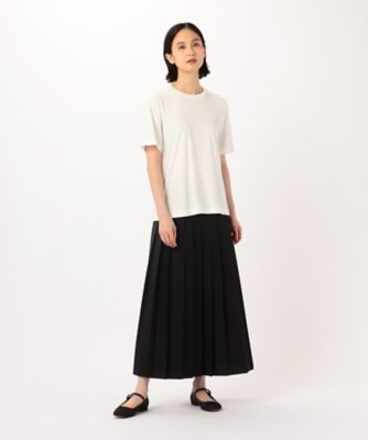 〔　＋サイズ　〕　スビンゴールドスムース　ラウンドネックＴシャツ（０８８０ＥＧ０７）