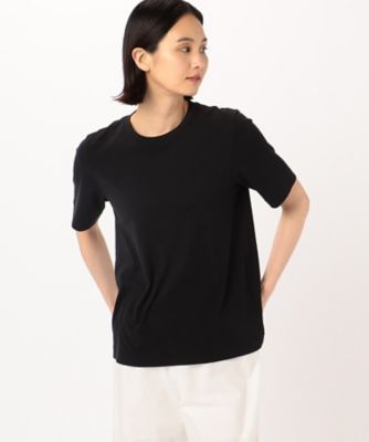 〔　＋サイズ　〕　スビンゴールドスムース　ラウンドネックＴシャツ（０８８０ＥＧ０７）