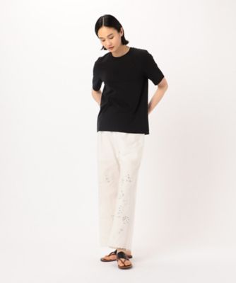 〔　＋サイズ　〕　スビンゴールドスムース　ラウンドネックＴシャツ（０８８０ＥＧ０７）