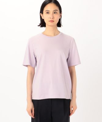 〔　＋サイズ　〕　スビンゴールドスムース　ラウンドネックＴシャツ（０８８０ＥＧ０７）