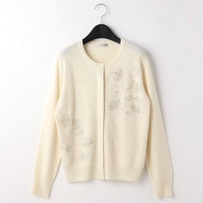 新品タグ付 Apuweiser-riche モール刺繍カーディガン しょぼかっ