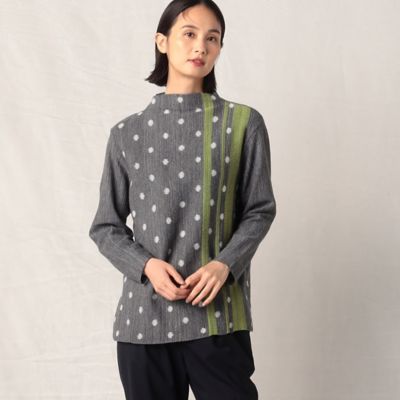 ＜ARTISAN (Women)＞ボトルネック　ニットプルオーバー（０８９７ＩＡ１３）