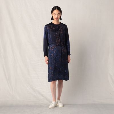 シルクサテンワンピース（０８９７ＯＡ０９） | ファッション・服