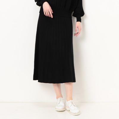 ＜COMME CA (Women)＞【セットアップ対応】プリーツ柄風　ニットスカート（１００１ＦＣ０２）