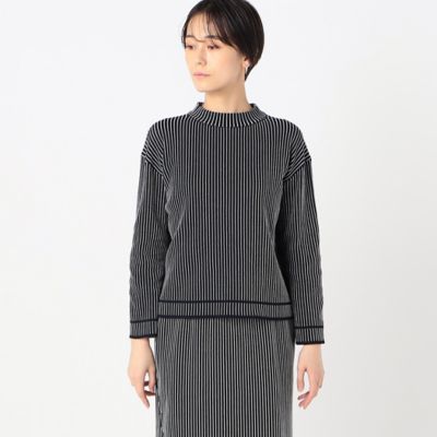 ストライプ柄 ニットプルオーバー（1001IG01） | COMME CA