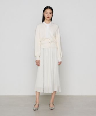 シャイニー畦編みニット カーディガン（1001IK01） | COMME CA