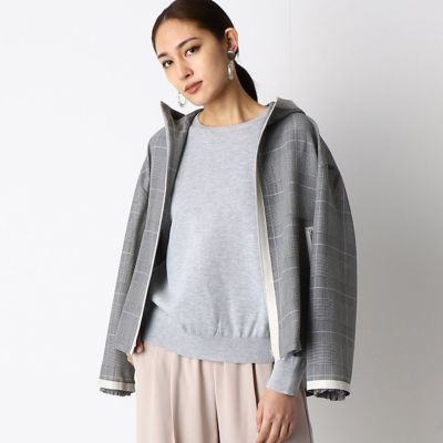 ＜COMME CA (Women)＞ミラノリブ　クルーネックプルオーバー（１００１ＩＴ０１）