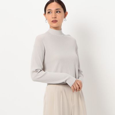 ＜COMME CA (Women)＞レーヨン混ストレッチ　ハイネックプルオーバー（１００４ＩＡ０２）