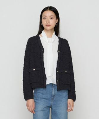 ツイードニット カーディガン（1018II10） | COMME CA (Women