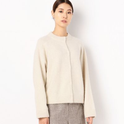 ＜COMME CA (Women)＞コクーンシルエット　ショート丈ニットカーディガン（１０２６ＩＷ１４）