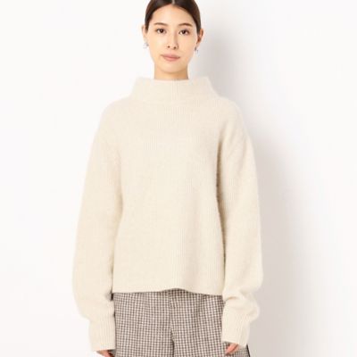 ＜COMME CA (Women)＞ハイネック　ボリュームスリーブ　ニットプルオーバー（１０２６ＩＷ１５）