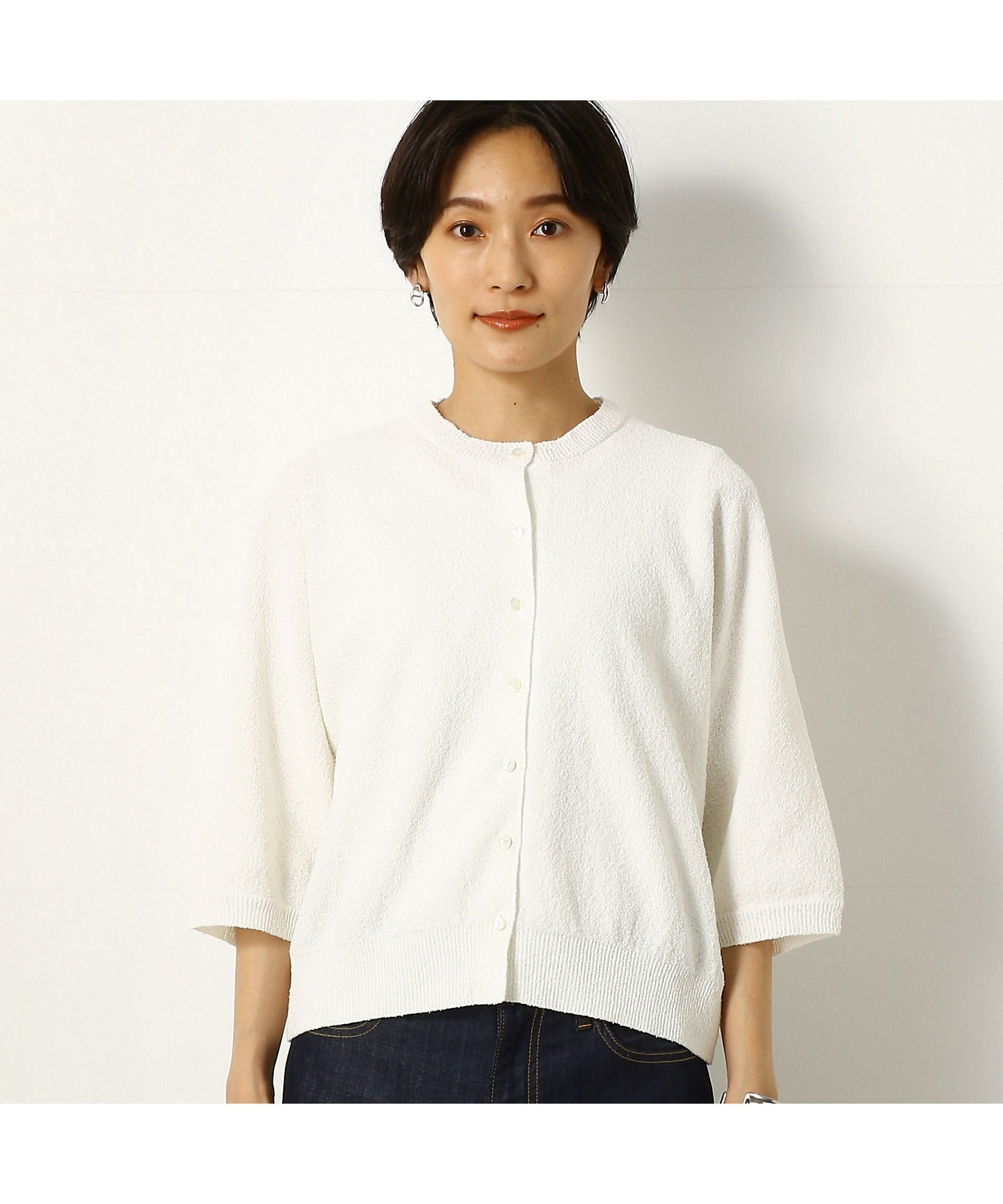 和紙 カーディガン(1026IY12) | COMME CA (Women 和紙 カーディガン(1026IY12) | COMME CA (Women