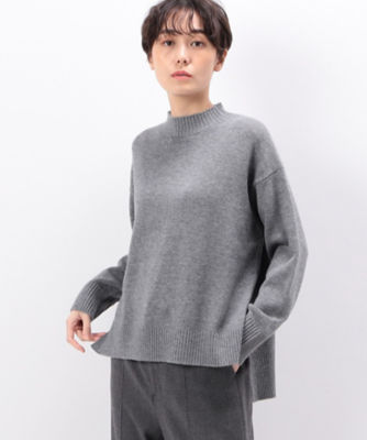 ＜COMME CA (Women)＞エクストラファインメリノ　サイドスリットプルオーバー（１０２７ＩＥ１３）