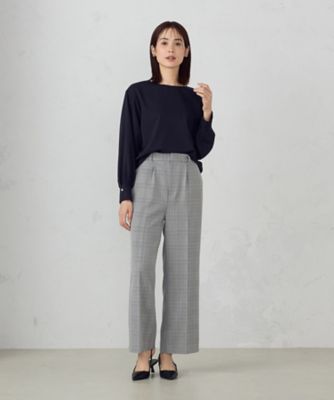 コムコム　2025SS ブラウス ポリエステルデシン ボウタイブラウス（12-15II10-204）｜コムサイズム