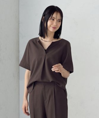 【ＵＶカット・吸汗速乾・接触冷感】ｋｉｒｅｒｉ　ストレッチドライツイル　Ｔブラウス（１２０８ＩＫ１４）