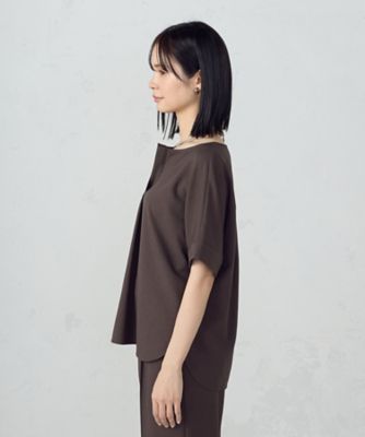 【ＵＶカット・吸汗速乾・接触冷感】ｋｉｒｅｒｉ　ストレッチドライツイル　Ｔブラウス（１２０８ＩＫ１４）