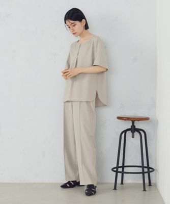 【ＵＶカット・吸汗速乾・接触冷感】ｋｉｒｅｒｉ　ストレッチドライツイル　Ｔブラウス（１２０８ＩＫ１４）