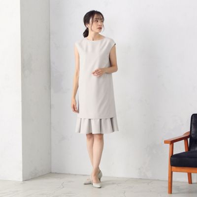 ＜COMME CA ISM (Women)＞【セットアップ対応】ラッフルワンピース（１２０８ＯＣ１２）