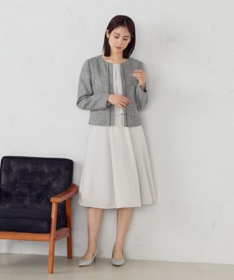 セットアップ対応】ポリエステルツイル ワンピース