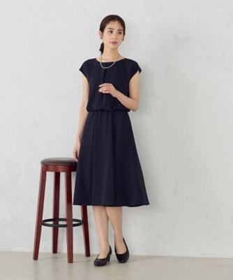 セットアップ対応】ポリエステルツイル ワンピース（1208OK12