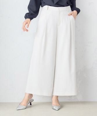【セットアップ対応】ポリエステルツイル　ワイドパンツ（１２０８ＰＧ１０）
