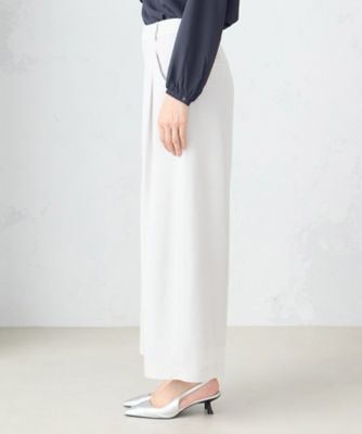 【セットアップ対応】ポリエステルツイル　ワイドパンツ（１２０８ＰＧ１０）