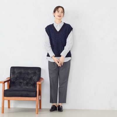 【セットアップ対応】ポリエステルレーヨン　トロピカルテーパードパンツ（１２０８ＰＧ１２）
