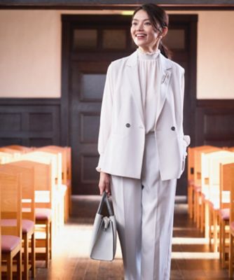 【セットアップ対応】ポリエステルツイル　テーパードパンツ（１２０８ＰＫ１２）