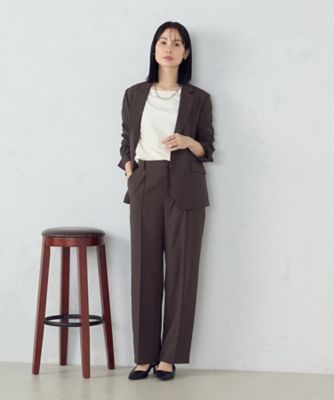 【ＵＶカット・吸汗速乾・接触冷感】　ｋｉｒｅｒｉ　ストレッチドライツイル　ストレートパンツ（１２０８ＰＫ１４）